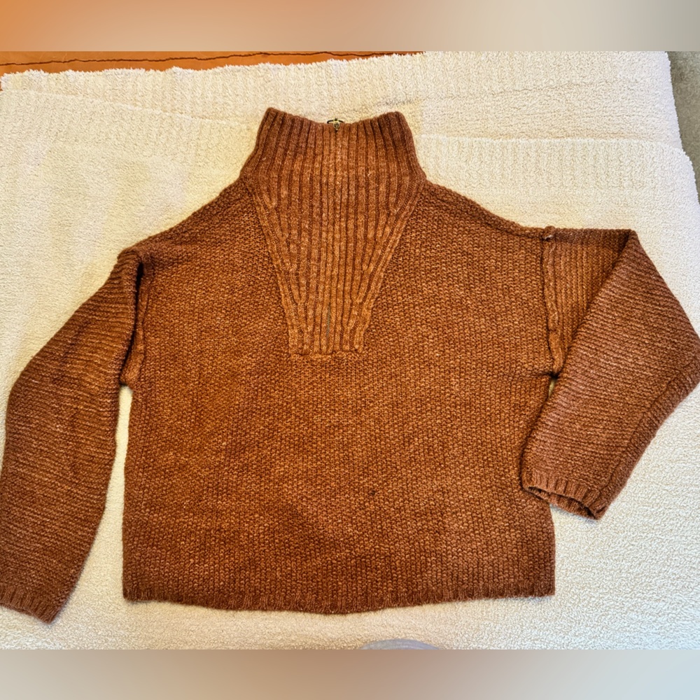 Quarter zip sweater